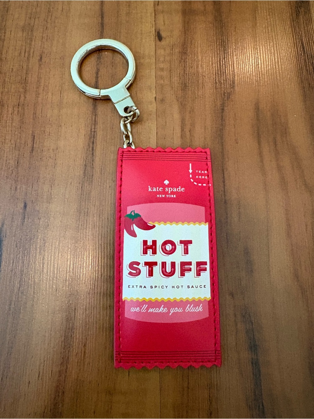 Kate Spade Hot Stuff Keychain